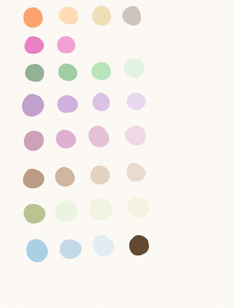 Pastel Color Palette - Notability Gallery