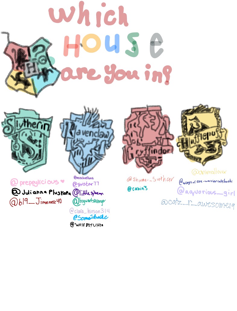 Which House Are U In? - Notability Gallery