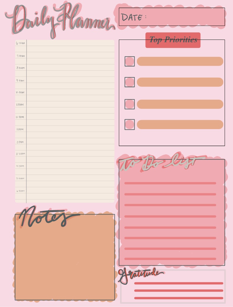 Hourly Planner - Notability Gallery