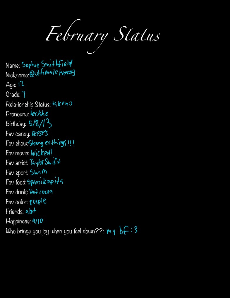 February Status - Notability Gallery