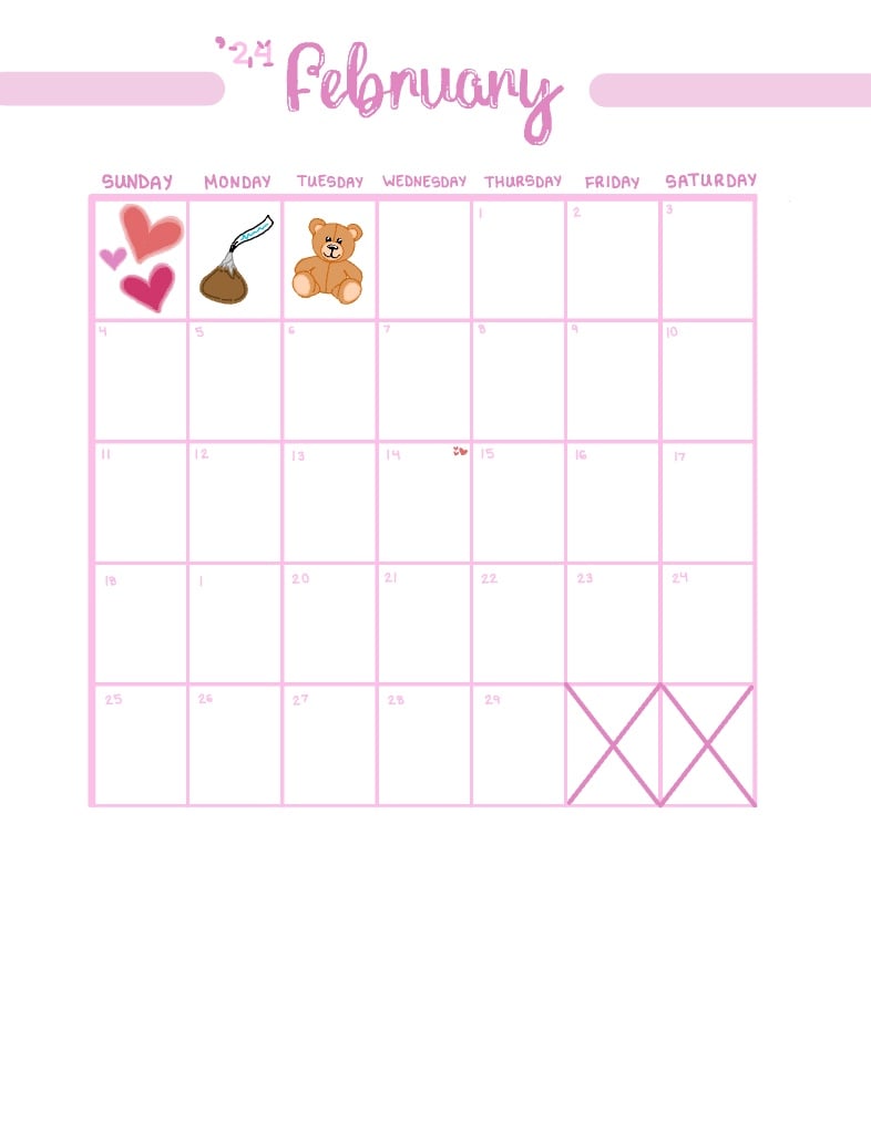 February 2024 Calendar! Notability Gallery