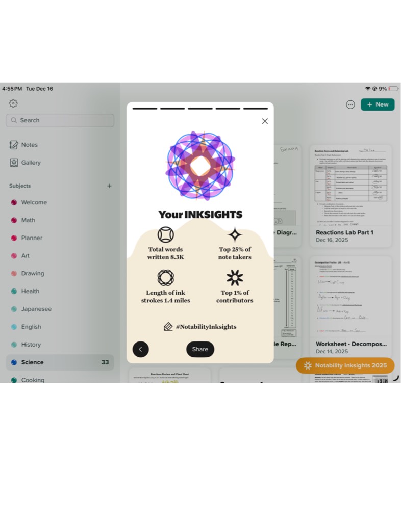 Notability Wrapped - Notability Gallery