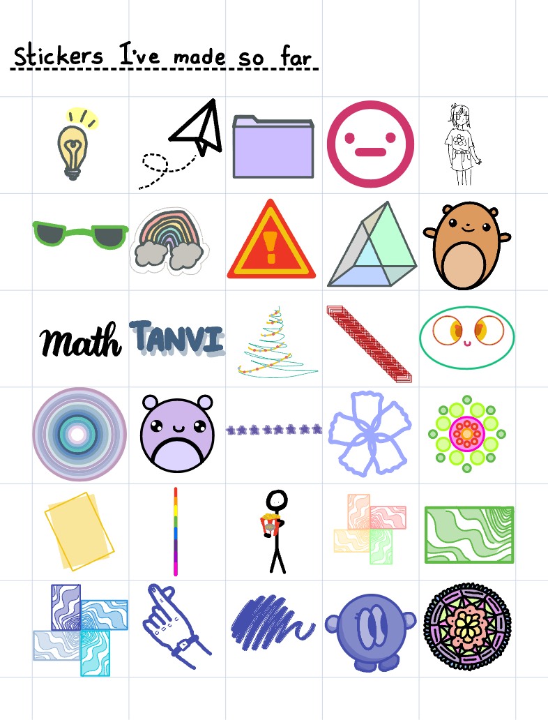 Stickers I’ve Made! - Notability Gallery