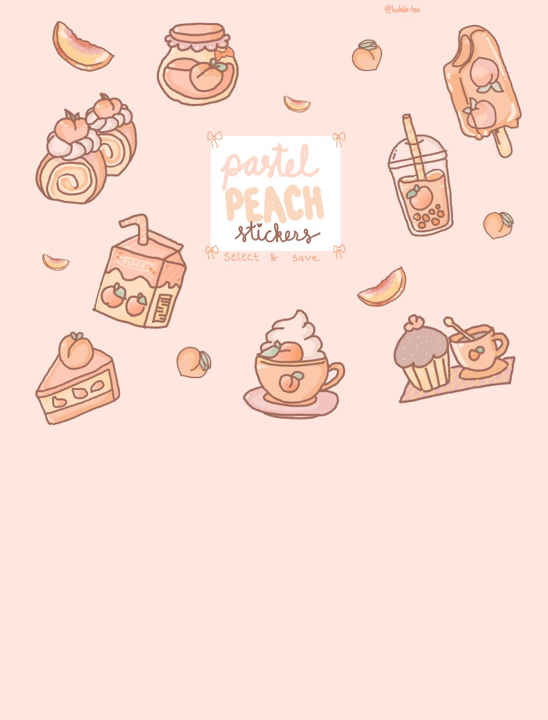 Pastel Peach Stickers 🍑🧡 - Notability Gallery