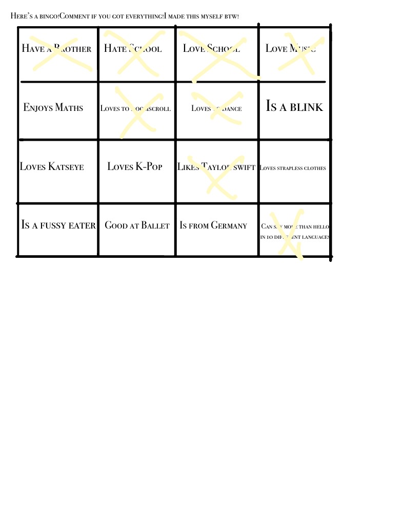 Here’s A Fun Bingo! - Notability Gallery