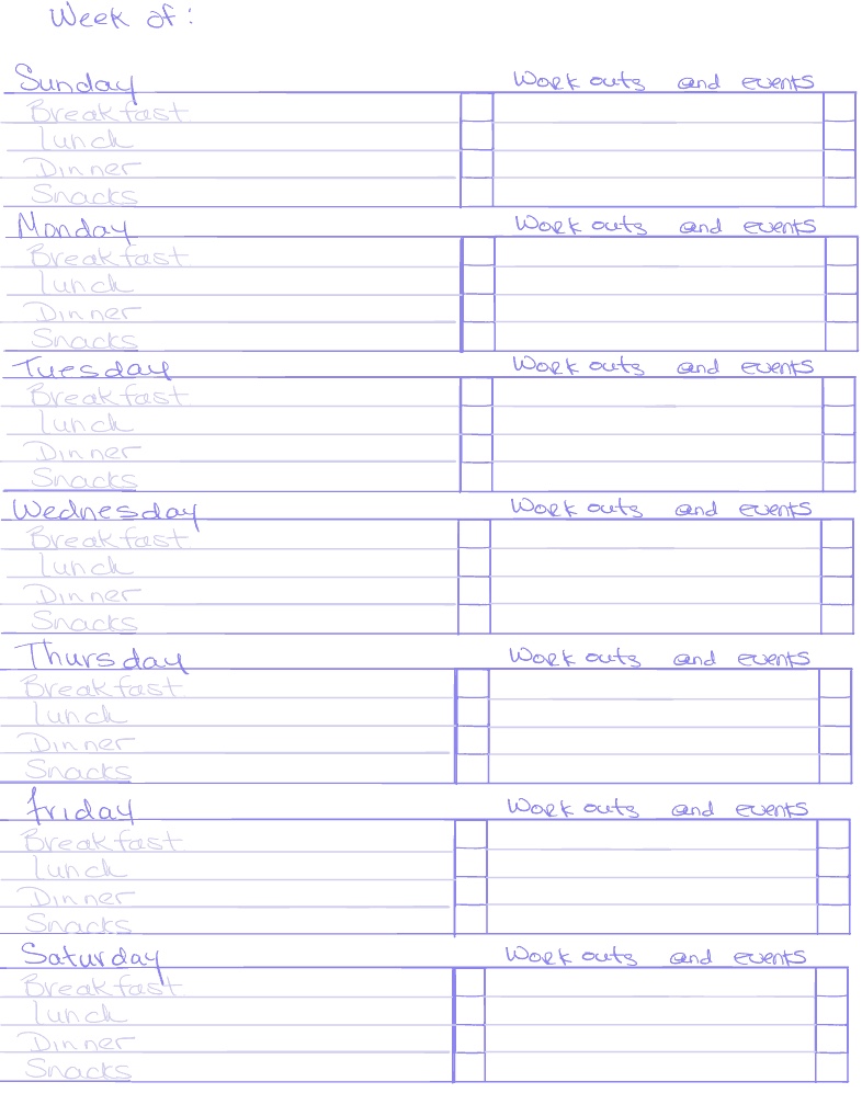 Weekly Planning - Notability Gallery