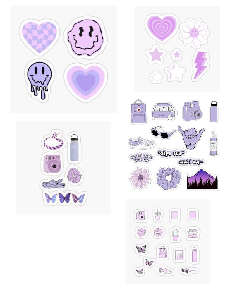 Preppy Purple Stickers - Notability Gallery