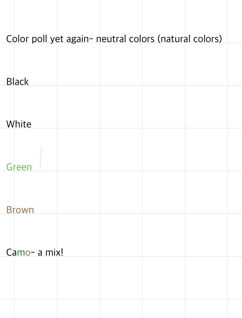 Color Poll Yet Again! Neutral Edition - Notability Gallery