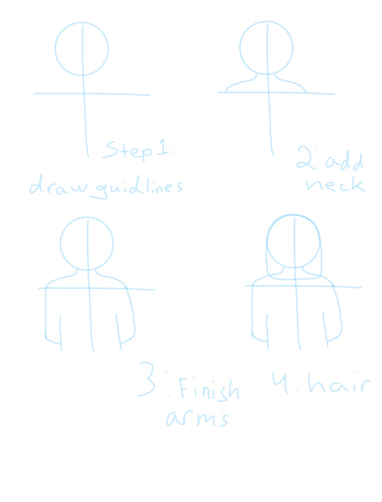 How To Draw A Girl Tutorial - Notability Gallery