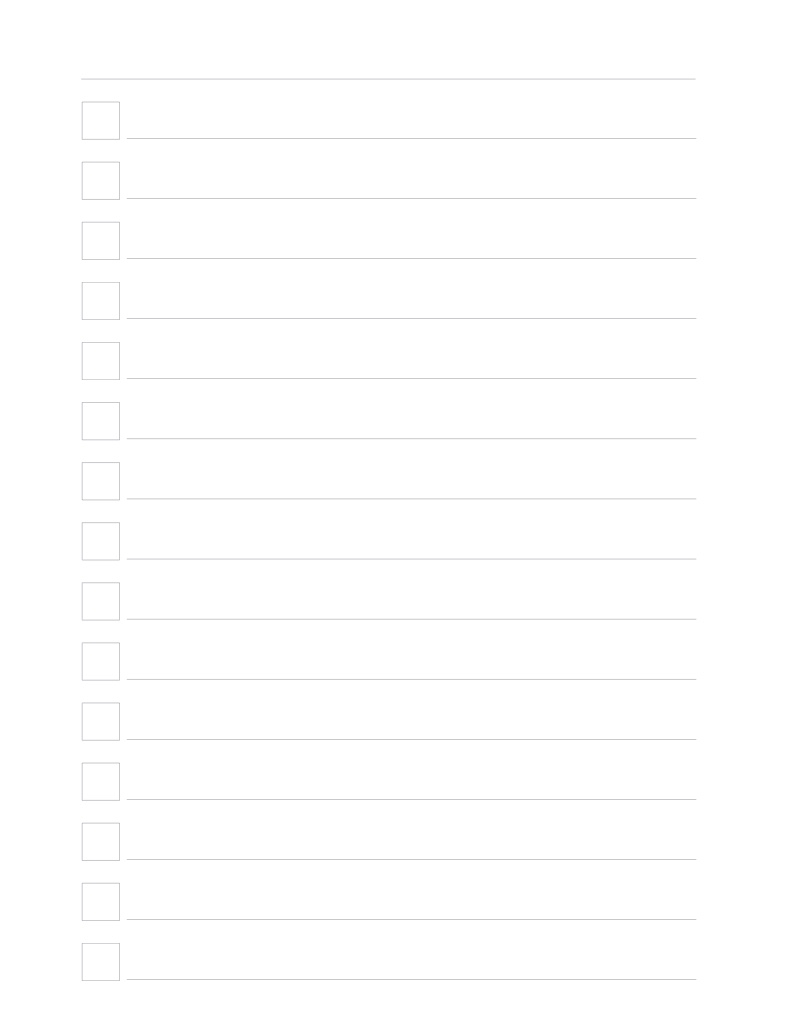 Basic ToDo Template - Notability Gallery