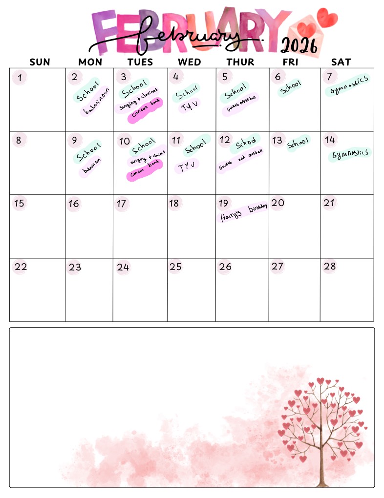 February Plans - Notability Gallery