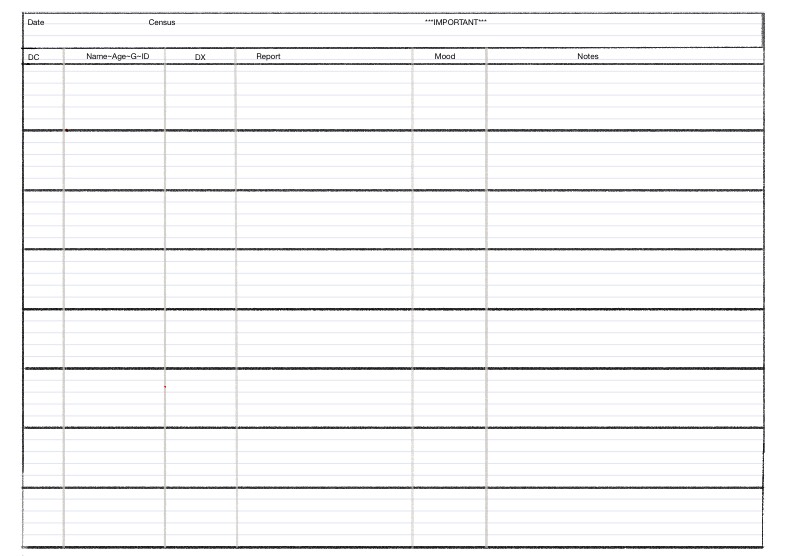 Template- Shift Report Hmhi - Notability Gallery