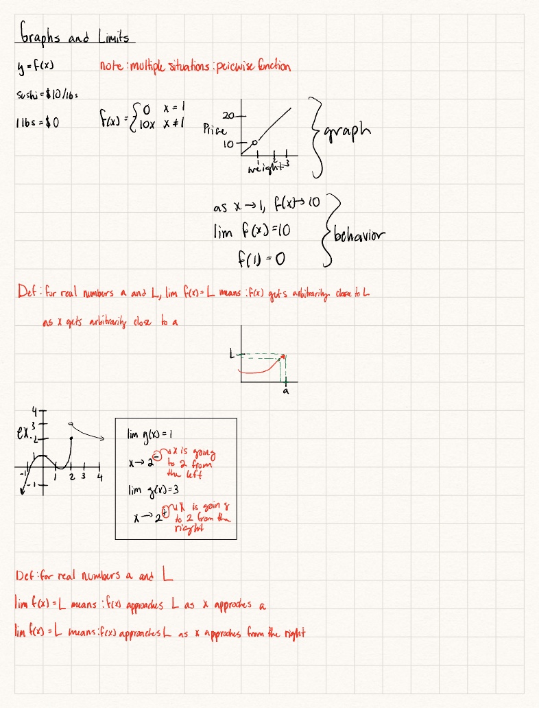 Graphs And Limits - Notability Gallery