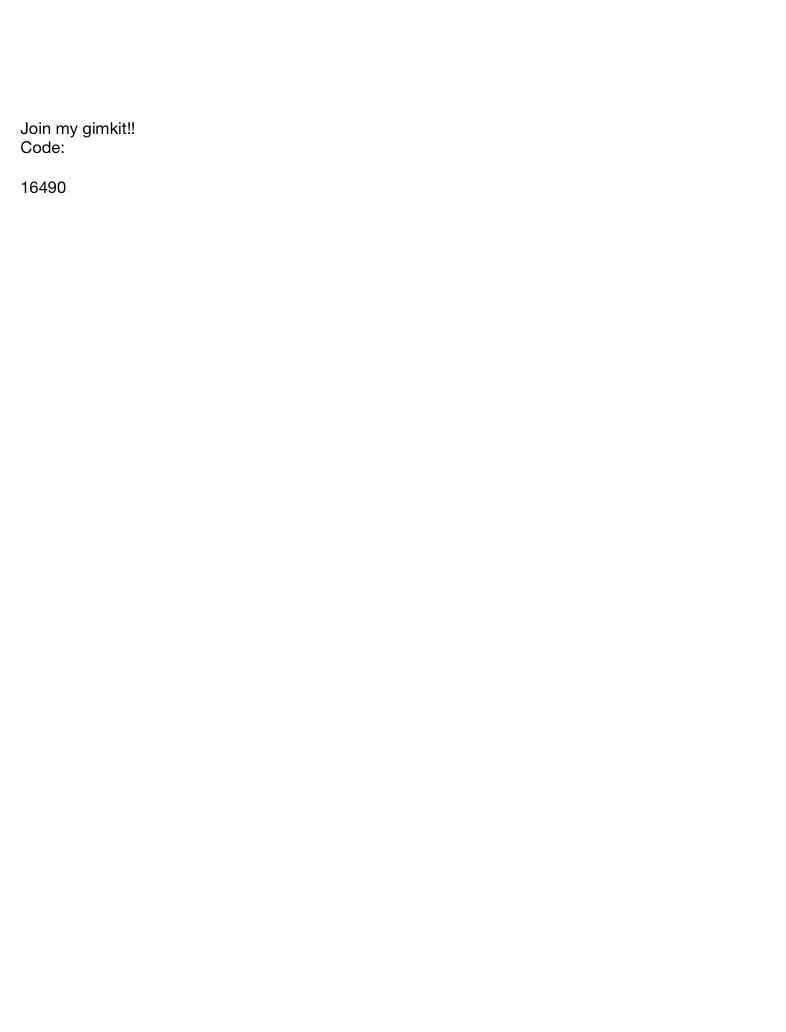 Gimkit Please Join!!! - Notability Gallery