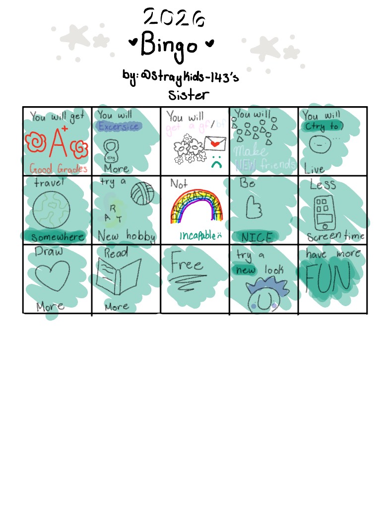 2026 Bingooooo - Notability Gallery