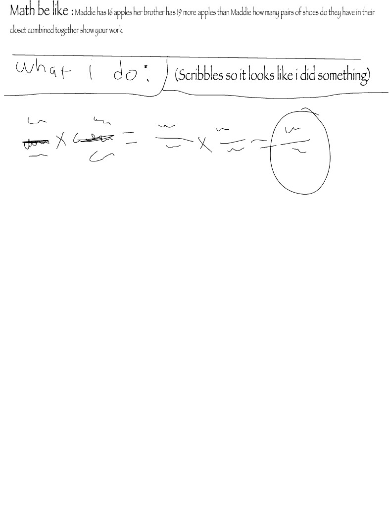 Math Be Like - Notability Gallery