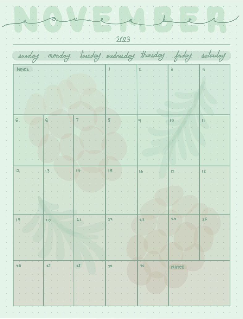 Notes Of November - Notability Gallery
