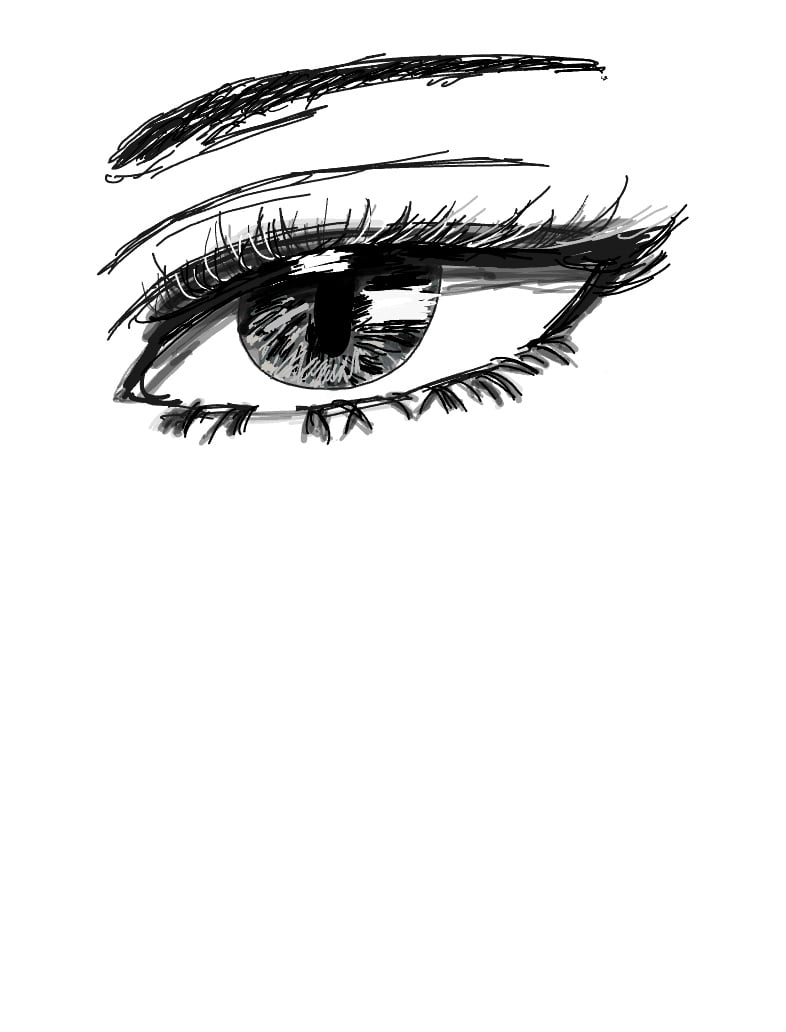 Eye Sketch (Please Do Not Repost) - Notability Gallery