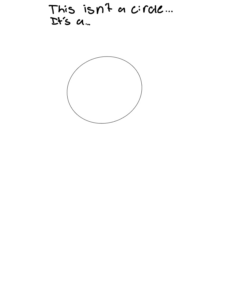 This Isn’t A Circle, It’s A… - Notability Gallery