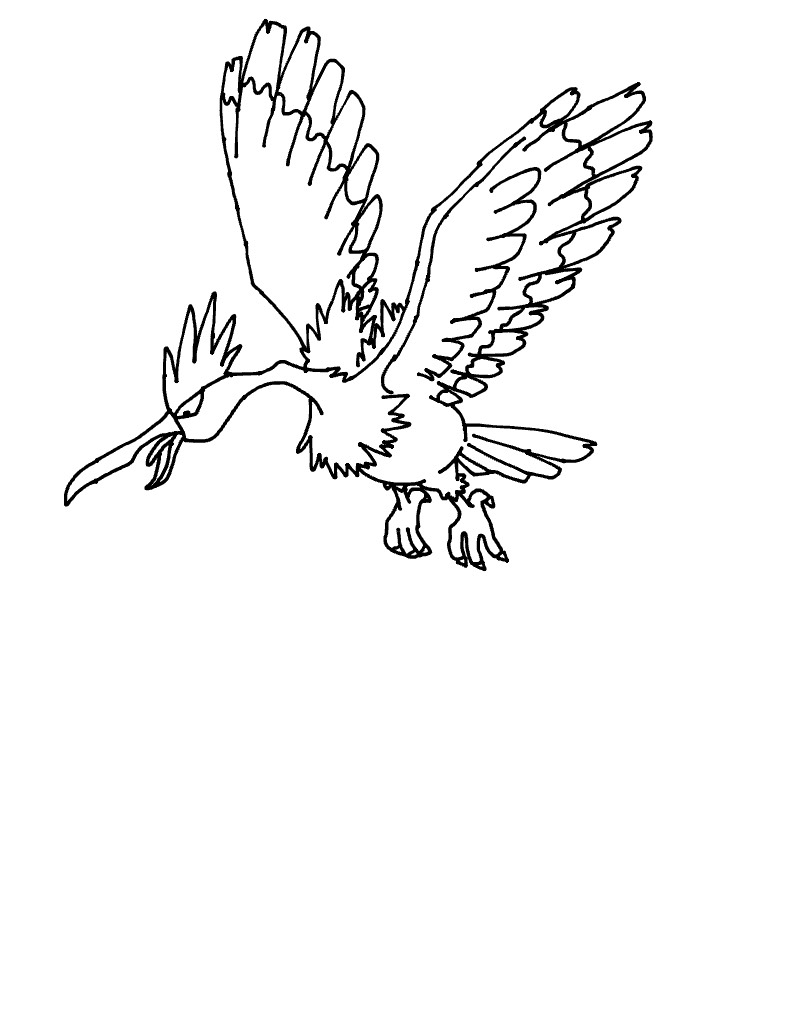 Non Coloured Fearow (non Colored) - Notability Gallery