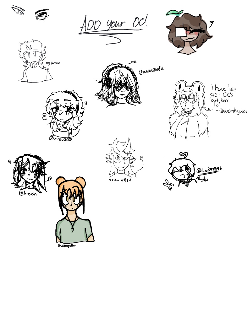 Collaborative Add Your Oc Board! - Notability Gallery