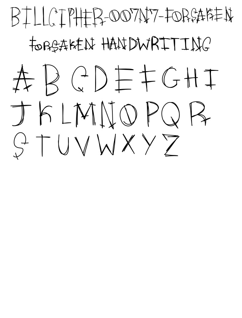 Forsaken Handwriting ^^ - Notability Gallery