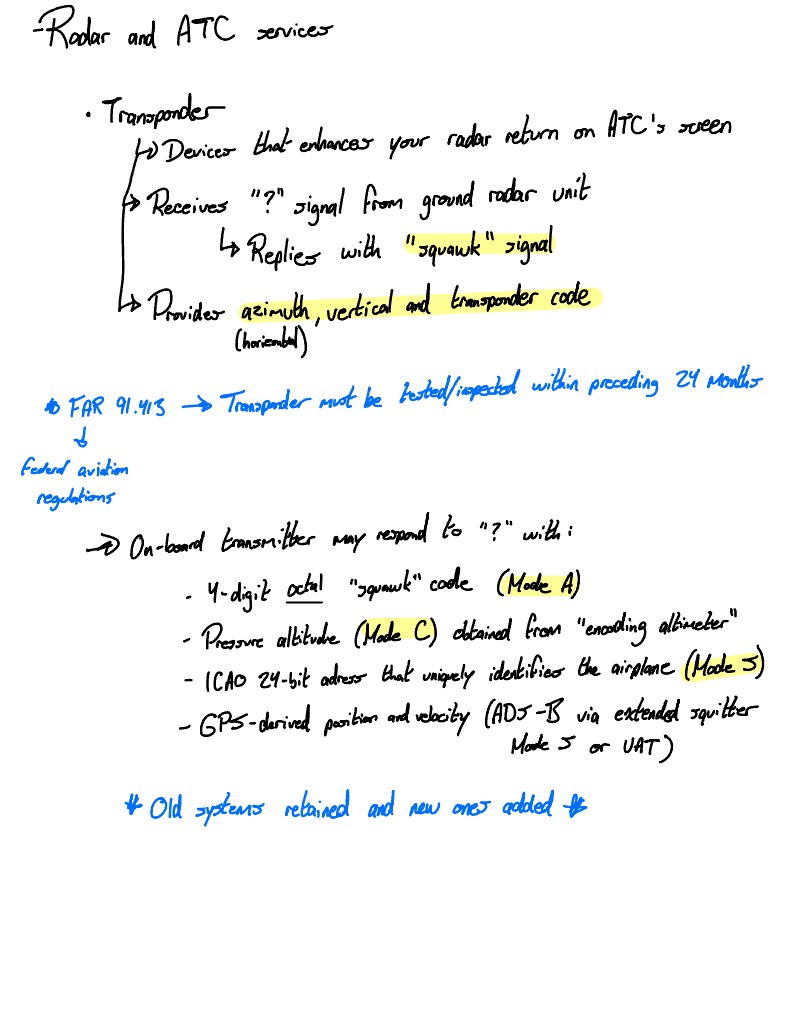 COMMUNICATION AND FLIGHT INFORMATION - Notability Gallery