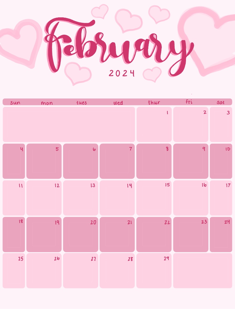 February Calendar - Notability Gallery