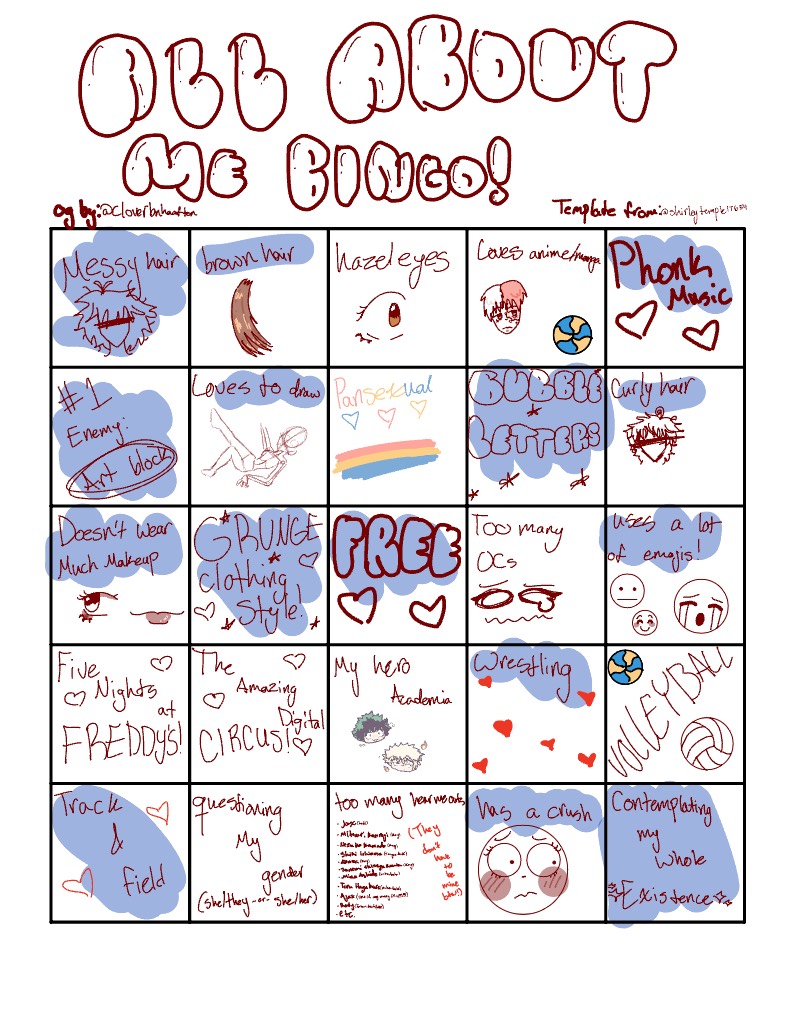 All Abt Me Bingooooo - Notability Gallery