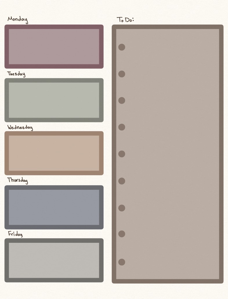 Weekly Planner - Notability Gallery