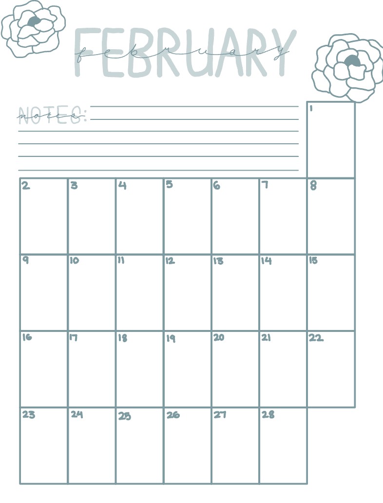 February Calendar 2025 - Notability Gallery