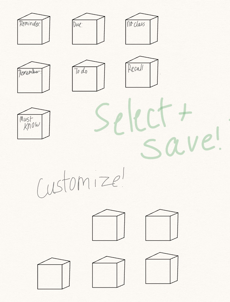 Box Stickers With Title - Notability Gallery