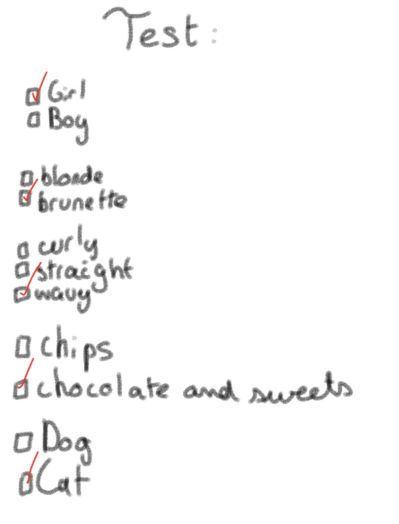 Take The Test And Tell Me What You Chose! - Notability Gallery