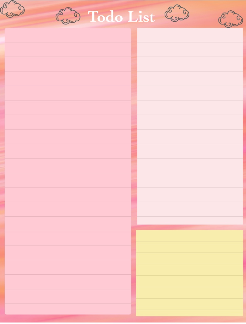 Todo List - Clouds - Notability Gallery