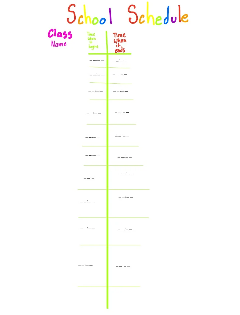 Your School Schedule - Notability Gallery