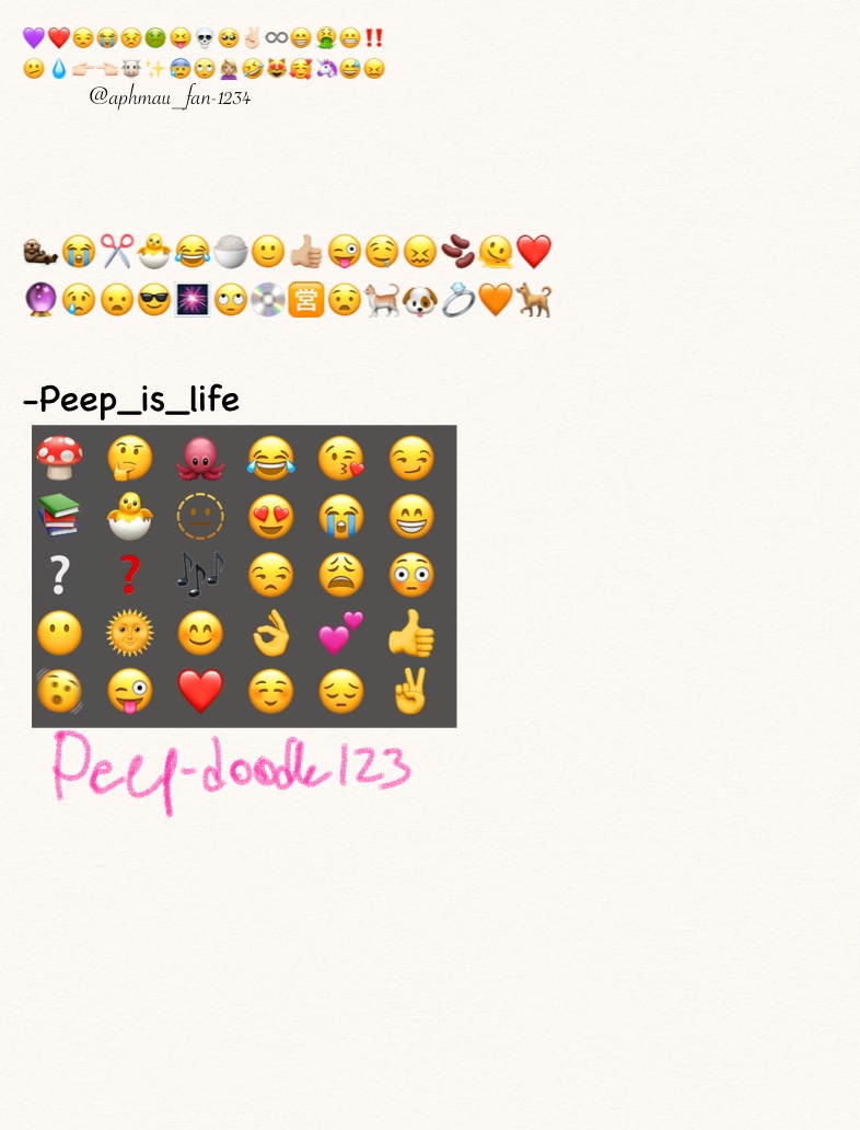 ✰Put Your Recent Emojis ✰ - Notability Gallery