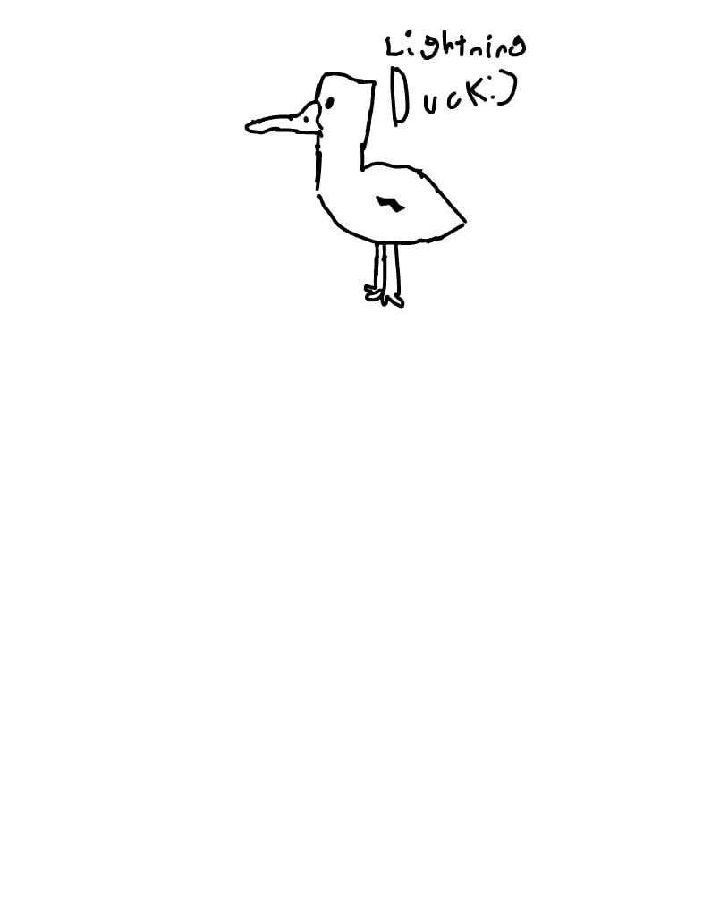 Lightning Duck - Notability Gallery