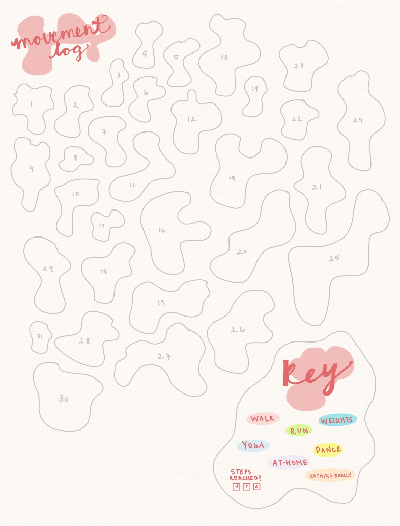 Monthly Movement Log - Notability Gallery