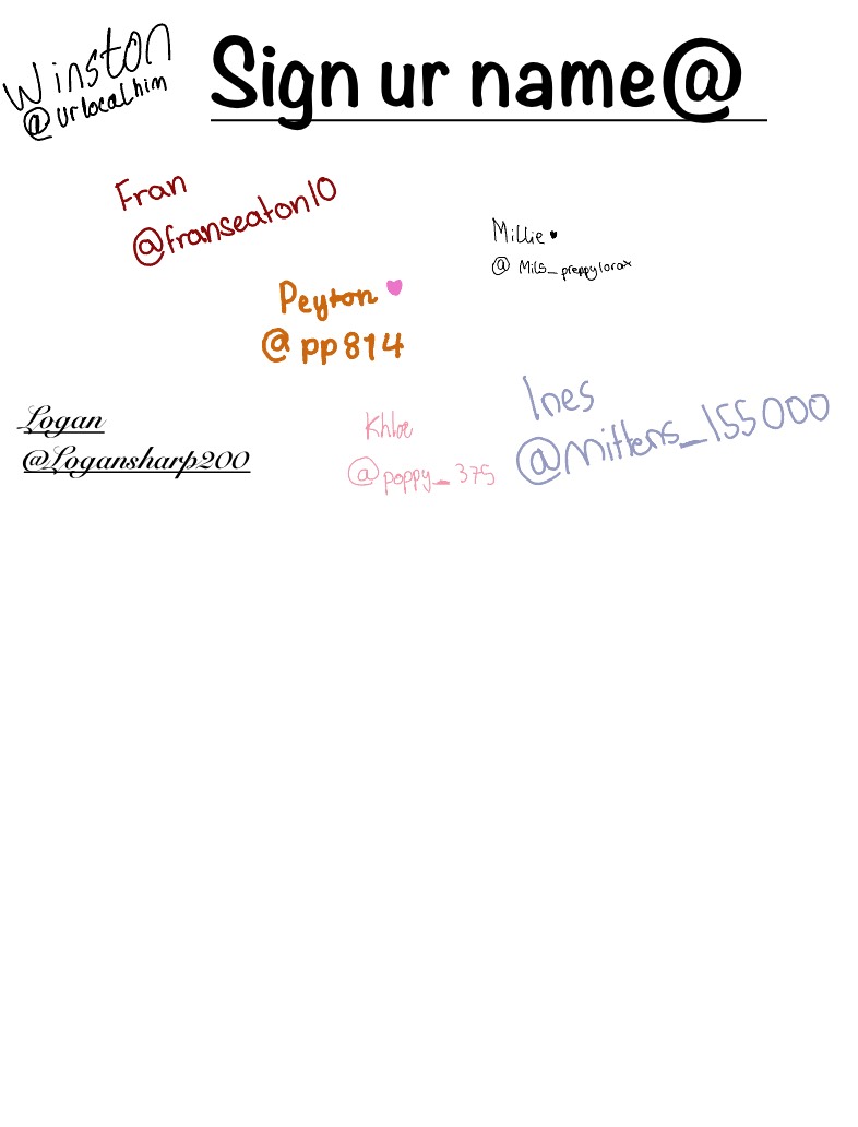 Sign Your Name - Notability Gallery