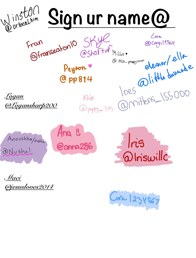 Sign Your Name!! - Notability Gallery
