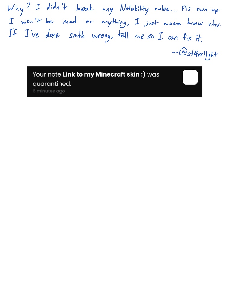 Who Did This :( - Notability Gallery