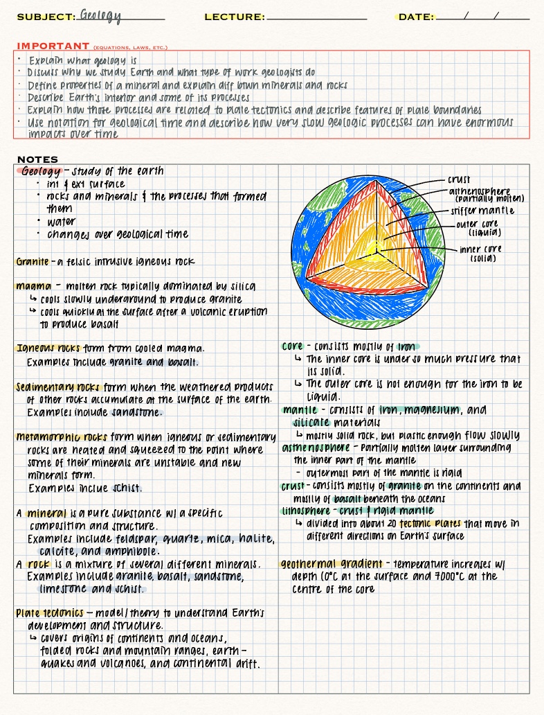 Introduction To Geology - Notability Gallery