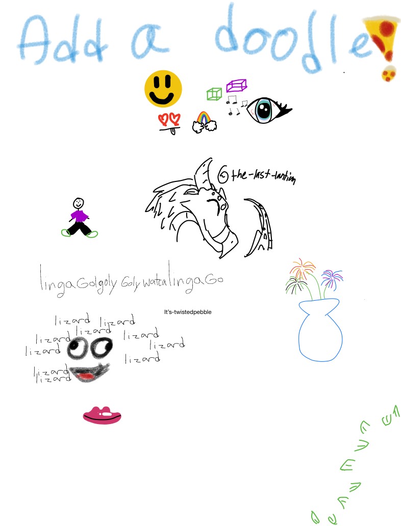 Add A Doodle!(be Mindful Of Others Doodles) - Notability Gallery