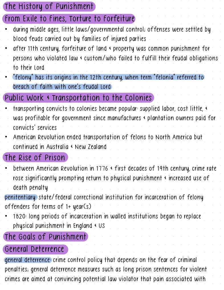 Chapter 11: Punishment & Sentencing - Notability Gallery