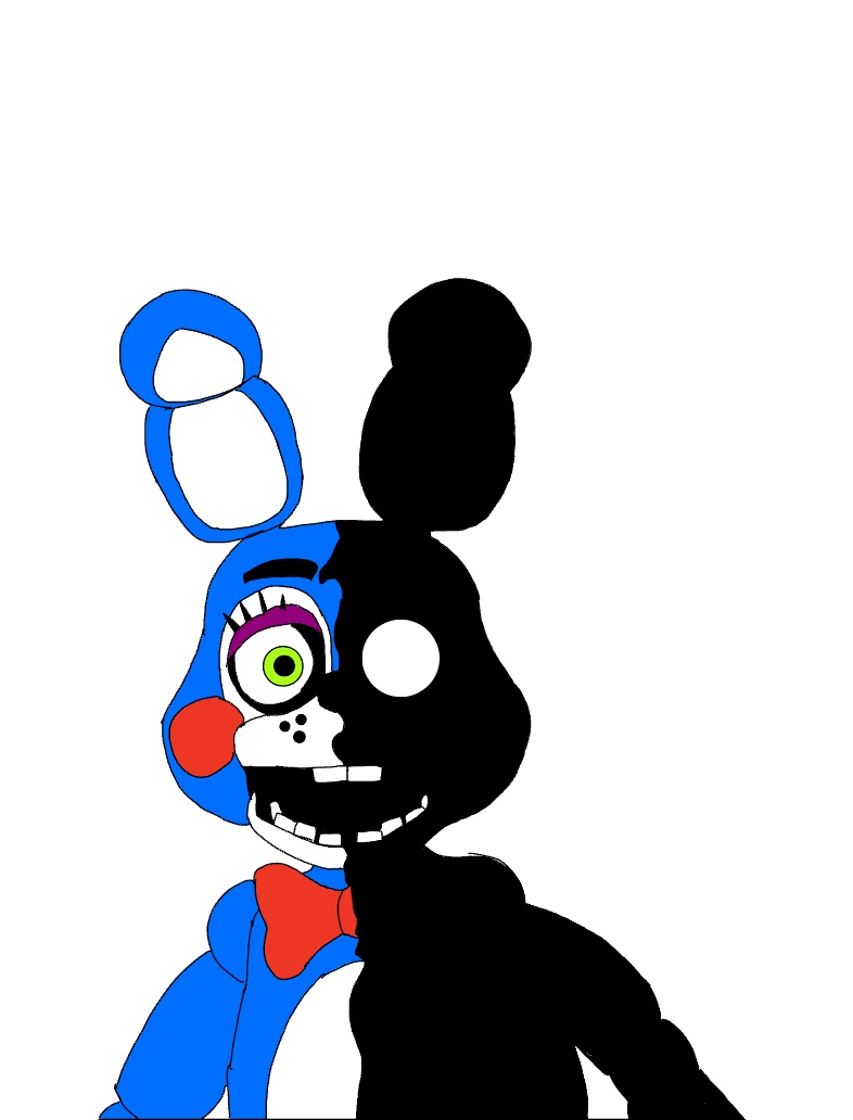 Half Toy Bonnie Half Shadow Bonnie - Notability Gallery