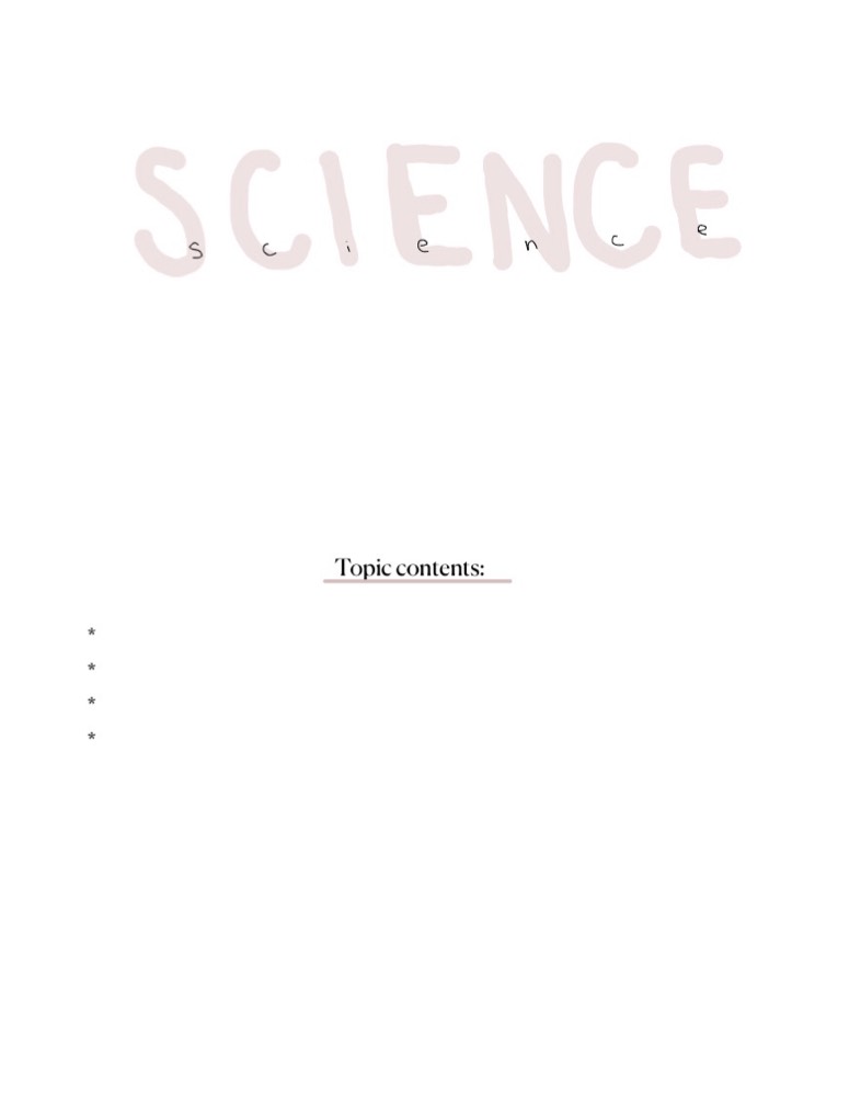 Science 🌟 - Notability Gallery