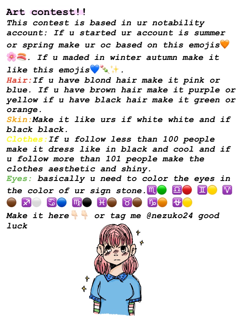 Art Contest!!★♡ - Notability Gallery