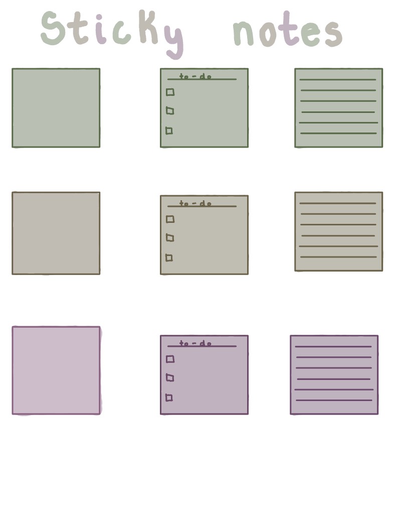Sticky Notes - Notability Gallery