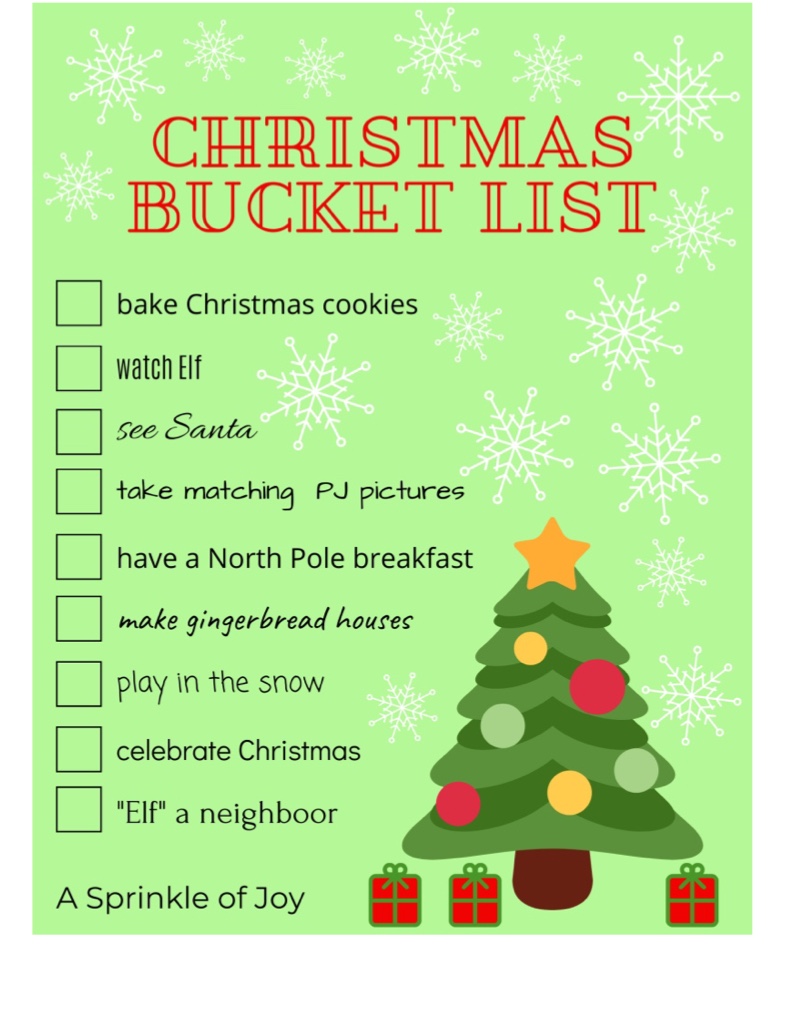 Christmas Bucket List - Notability Gallery