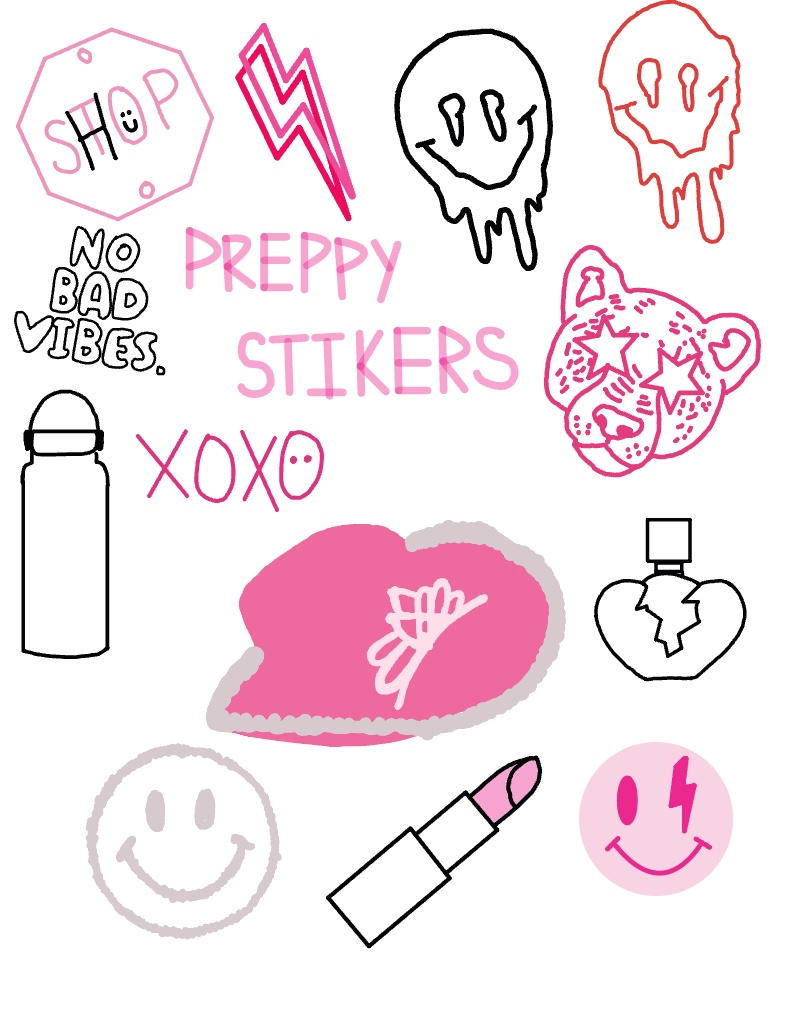 Preppy Stickers - Notability Gallery